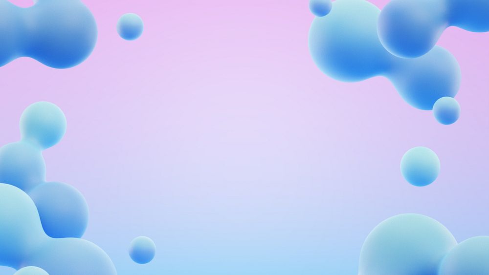 Gradient fluid border desktop wallpaper, digital remix