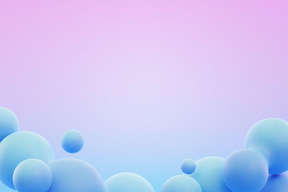 Gradient blue fluid border background