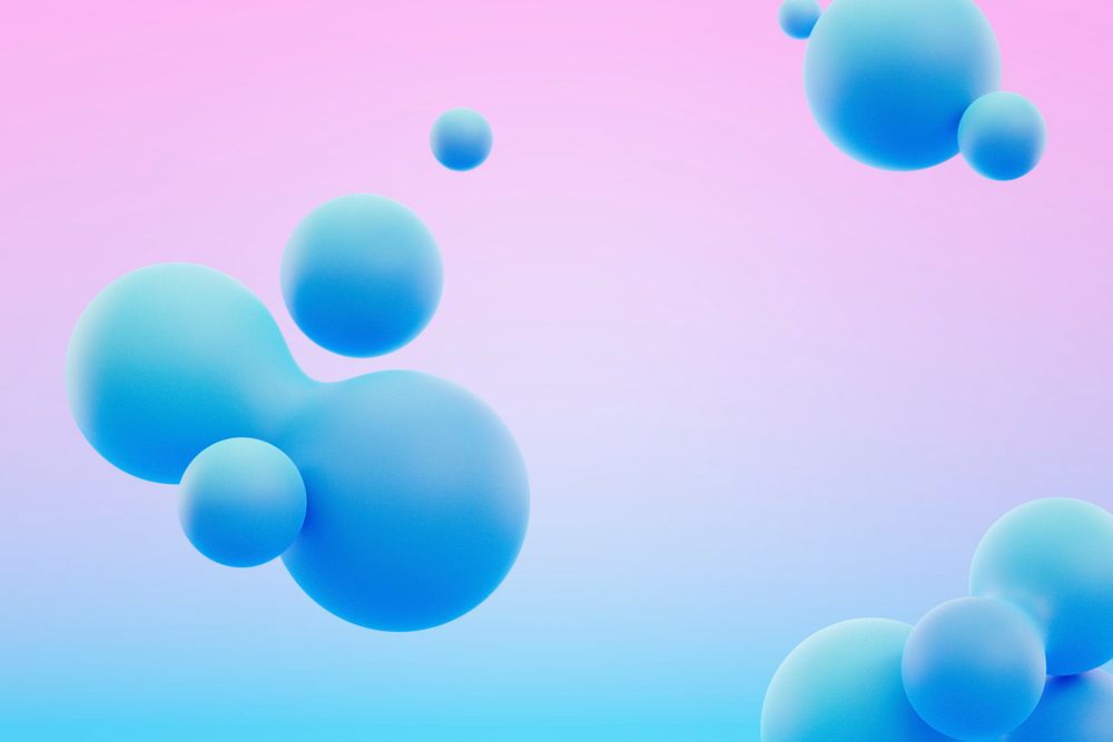 Gradient blue fluid background, digital remix psd