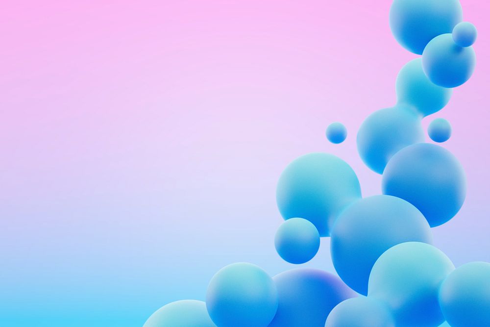 Gradient blue fluid border background, digital remix psd