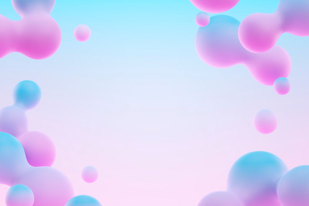 Gradient pink fluid border background, digital remix psd