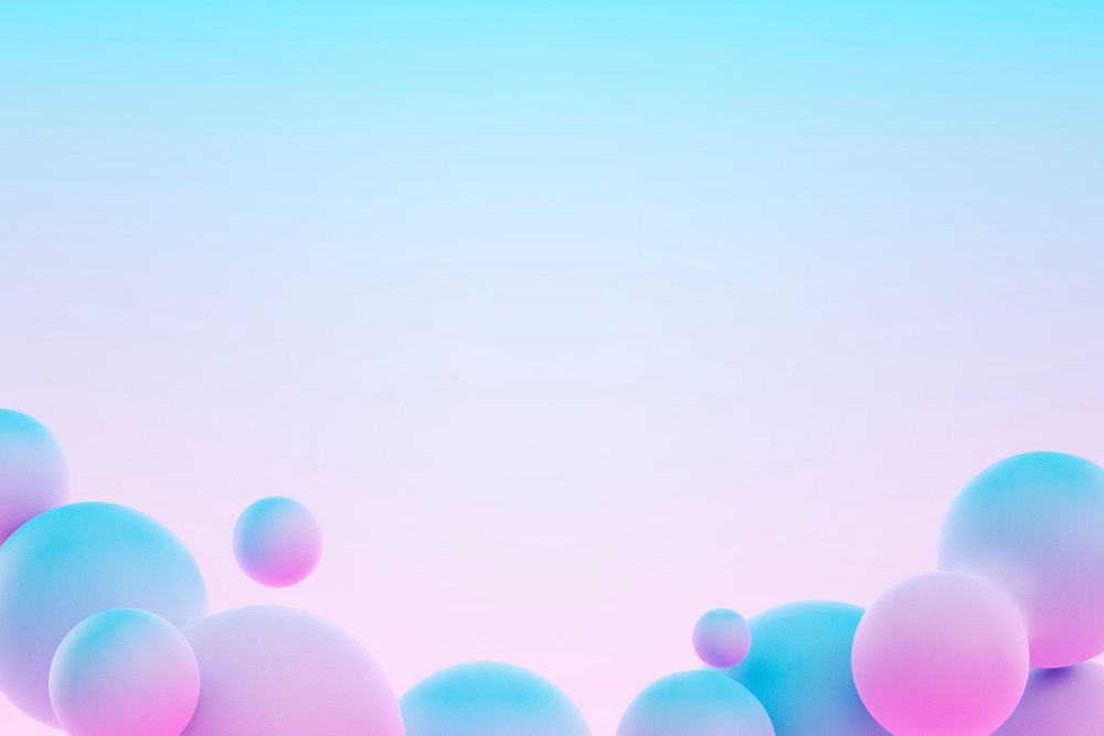 Gradient fluid border background, digital remix psd