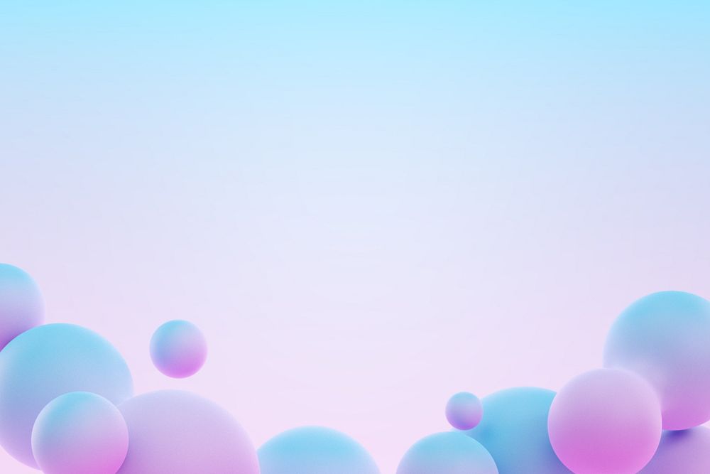 Gradient fluid border background