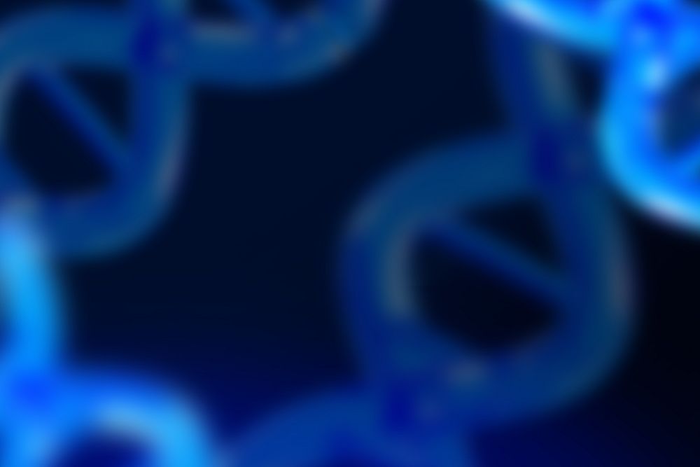 Dark blue DNA background