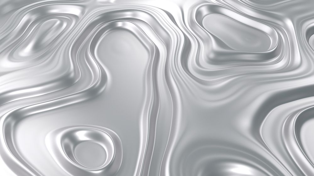 Abstract metallic topography desktop wallpaper, digital remix