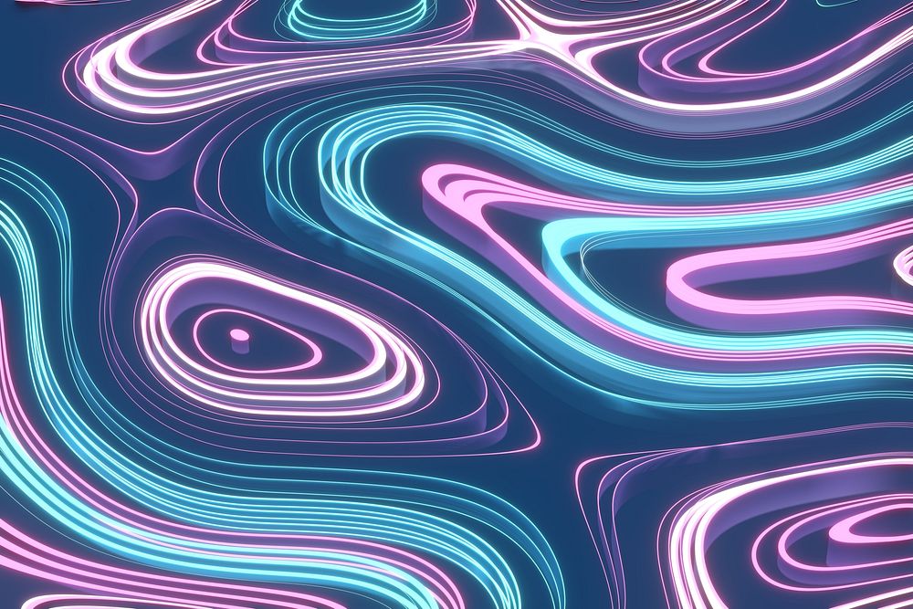 Pastel pink wavy topography background