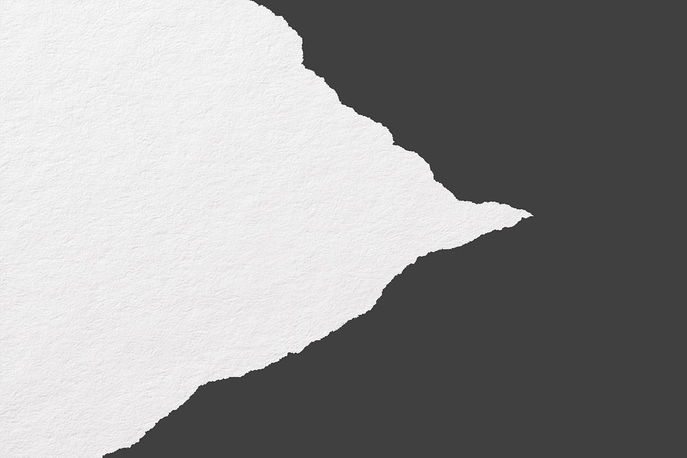 Off-white ripped paper background psd