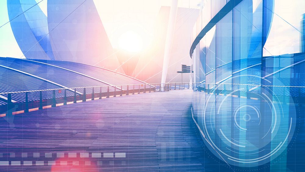 Futuristic modern desktop wallpaper | Premium Photo - rawpixel