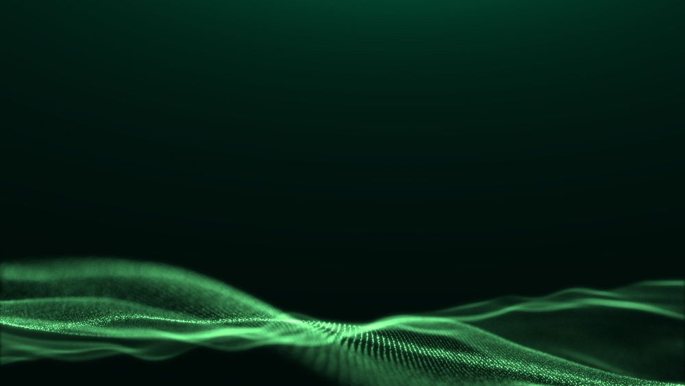 Abstract dark green desktop wallpaper, smart technology digital remix