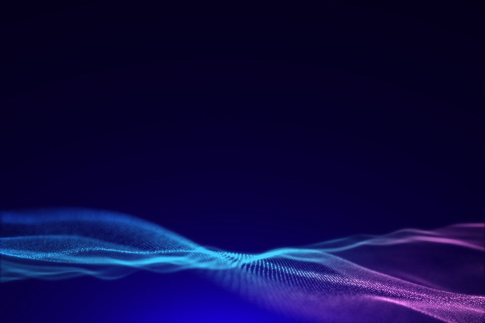 Purple gradient technology background, digital remix