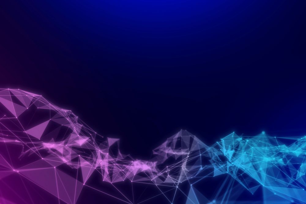 Abstract purple gradient background, digital remix psd
