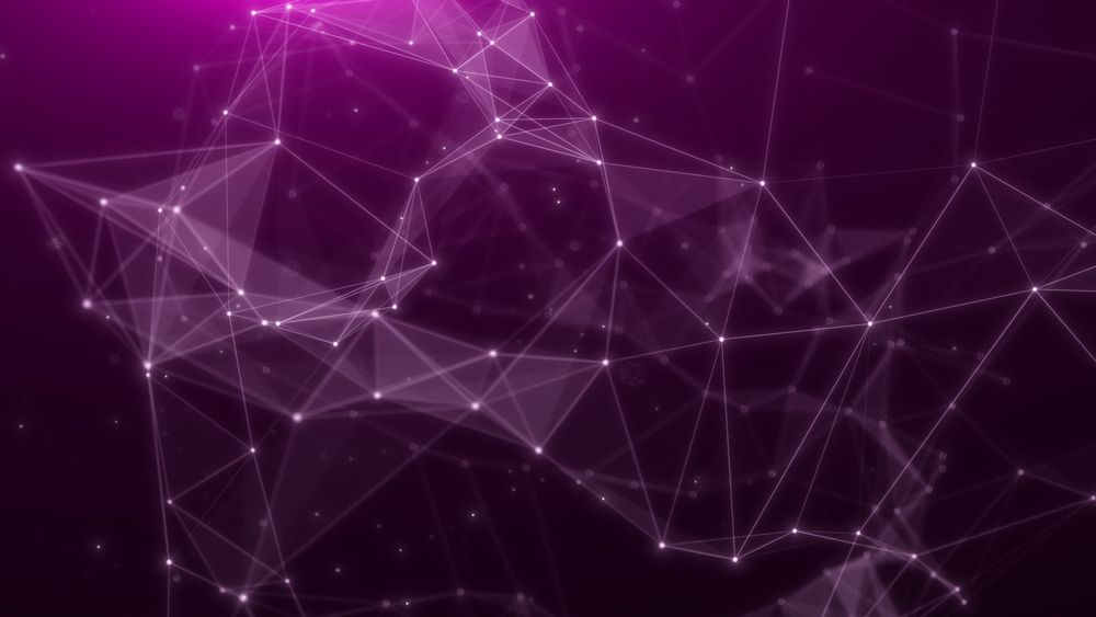 Abstract purple technology desktop wallpaper, digital remix