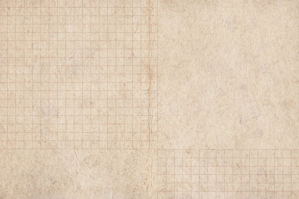 Beige grid paper texture background