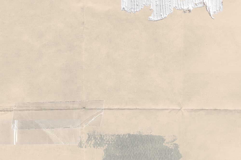 Beige wrinkled paper background