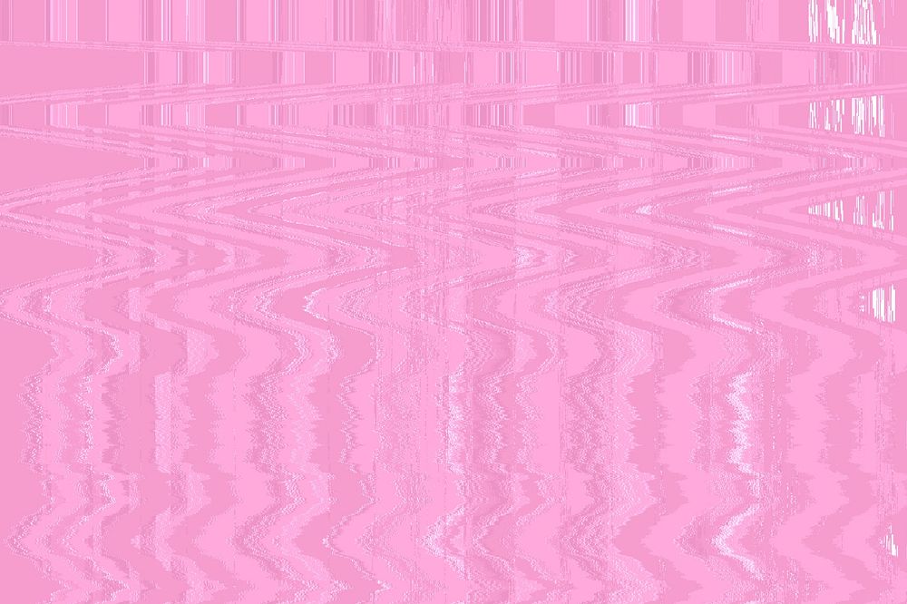 Pink VHS glitch background, distortion effect