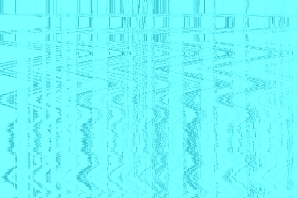 Blue VHS glitch background, distortion effect