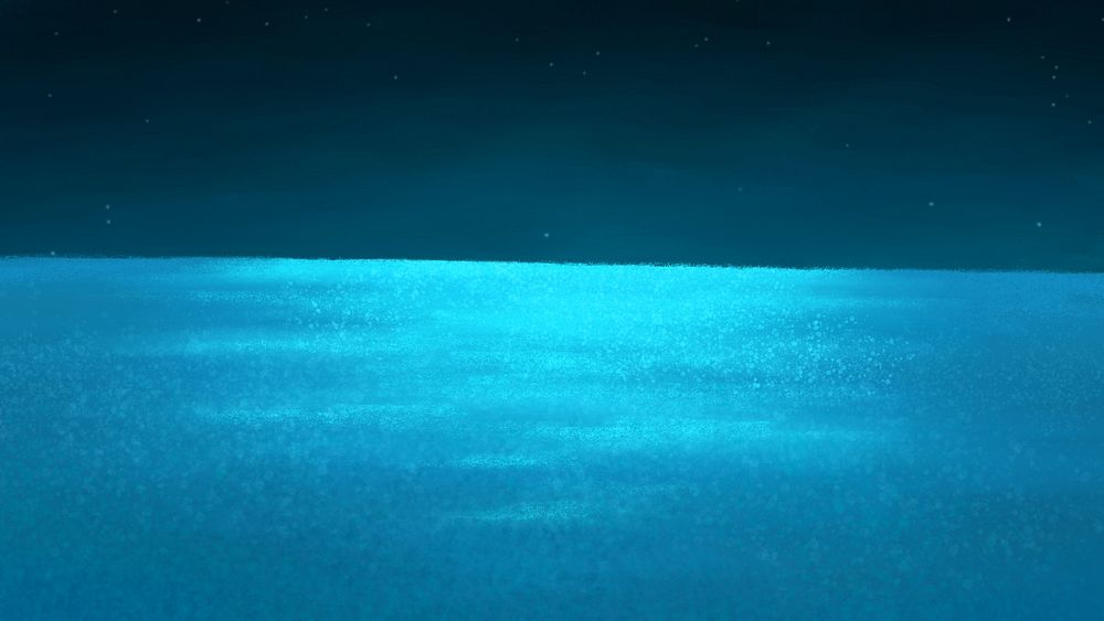 Glowing blue sea desktop wallpaper background