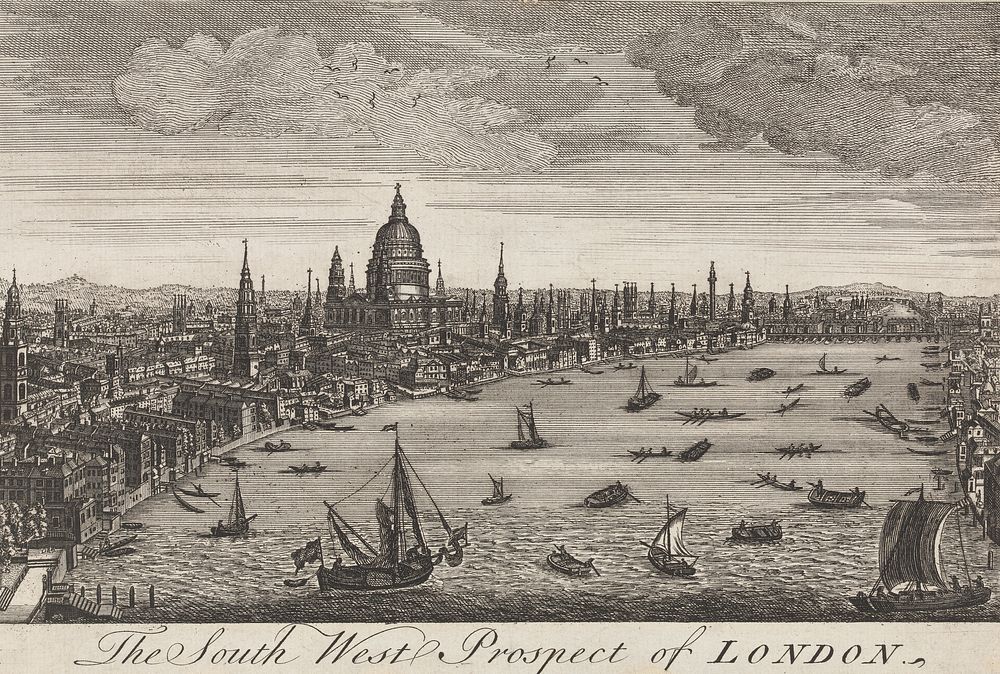 The South West Prospect of London