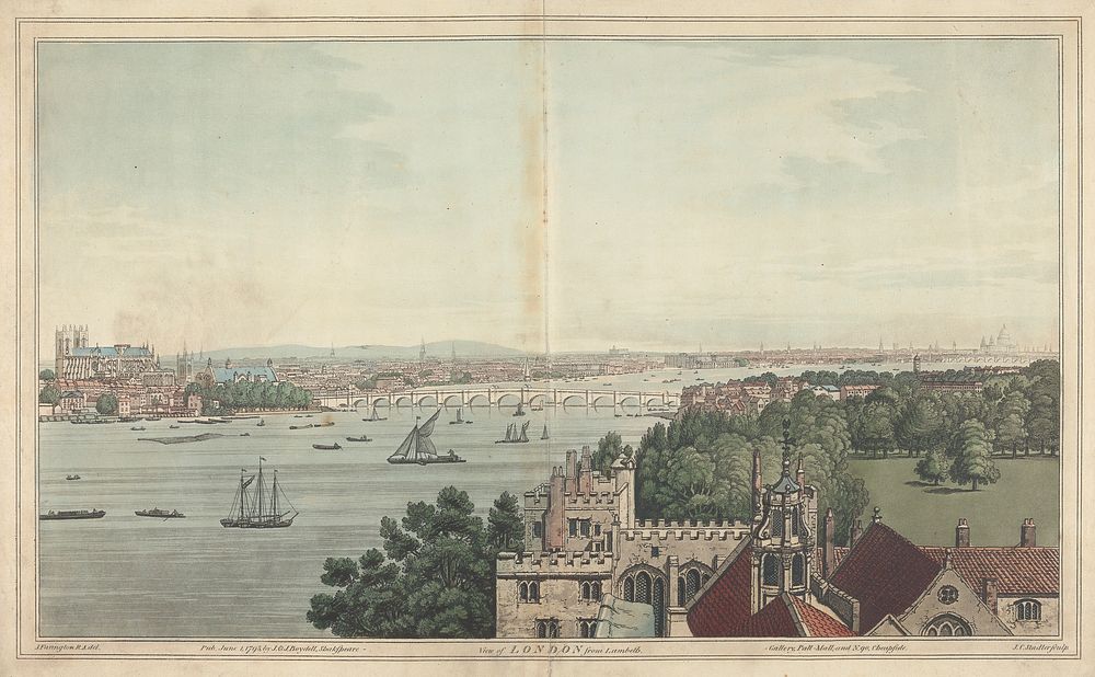 View of London from Lambeth