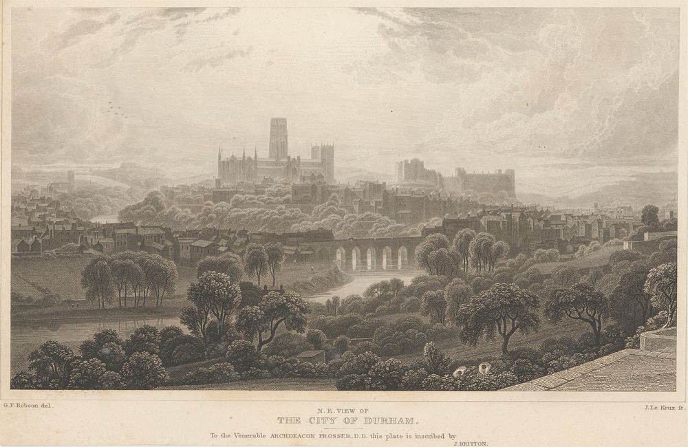 North East View of the City of Durham