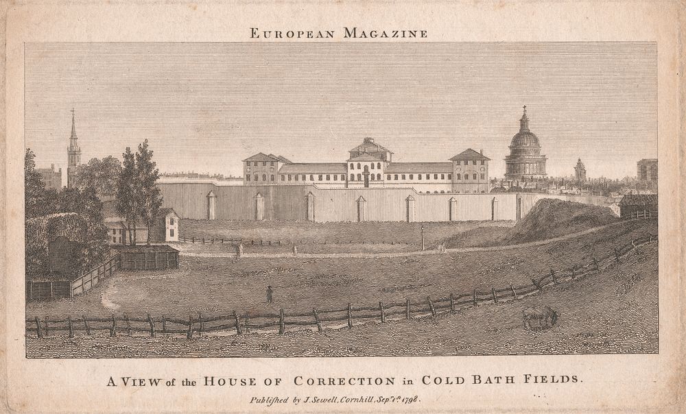 A View of the House of Correction in Gold Bath Fields