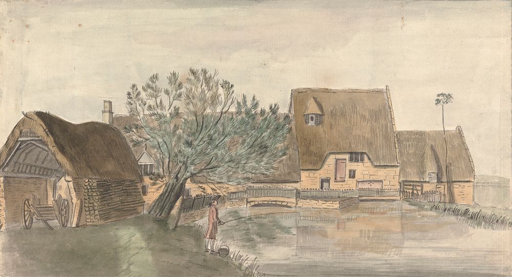 Nun Mill, Northamptonshire by Captain Francis Grose