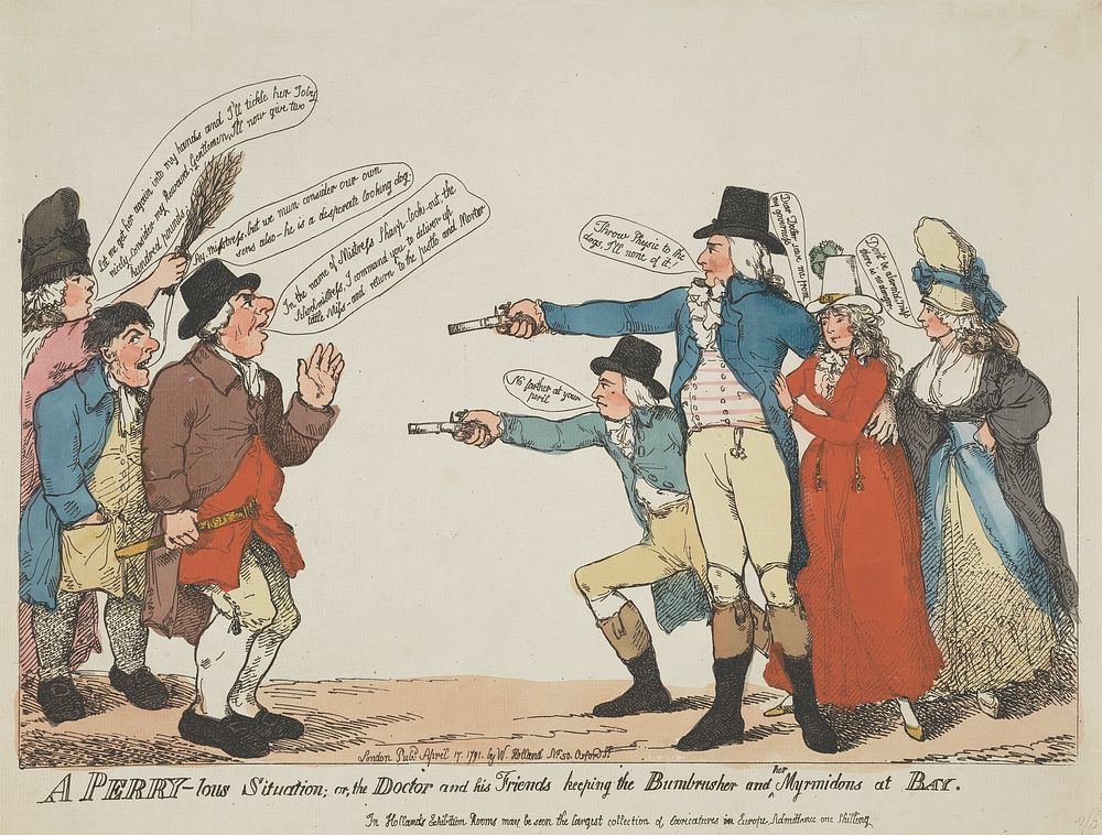 A Perry-Lous Situation; or, the Doctor and his Friends keeping the Numbrusher and her Myrmidous at Bay
