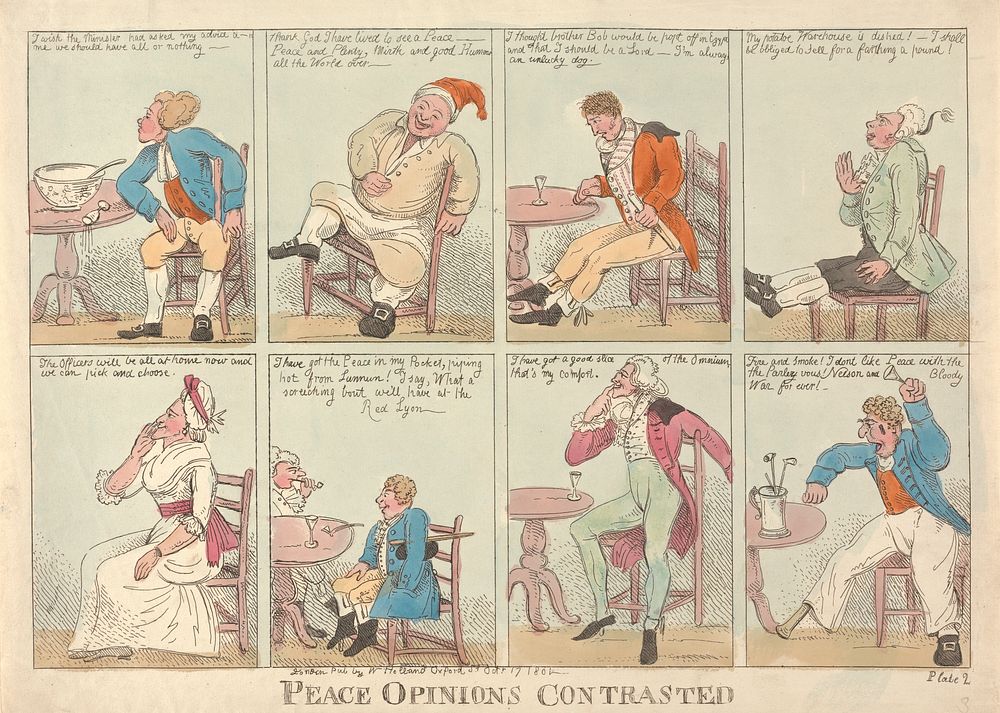 Peace Opinions Contrasted (Plate 2)