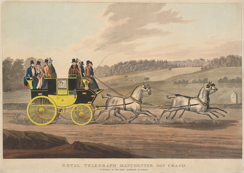 Royal Telegraph Manchester Day Coach / A distance of 186 miles performed in 18 hours.