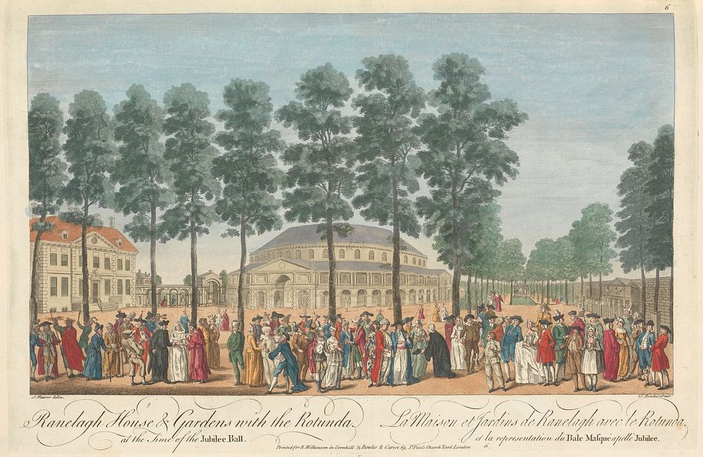 Ranelagh House & Gardens with the Rotunda at the Time of the Jubilee Ball