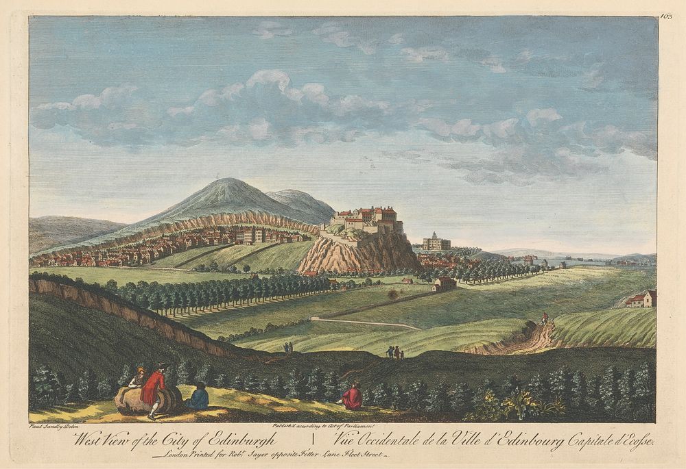 West View of the City of Edinburgh