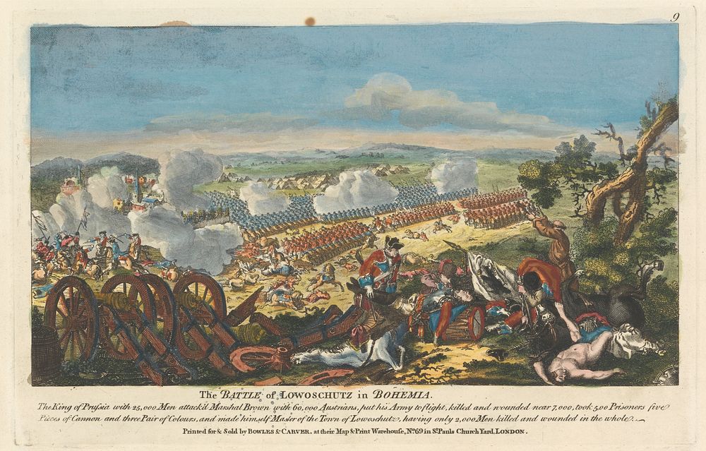 The Battle of Lowoschutz in Bohemia;...