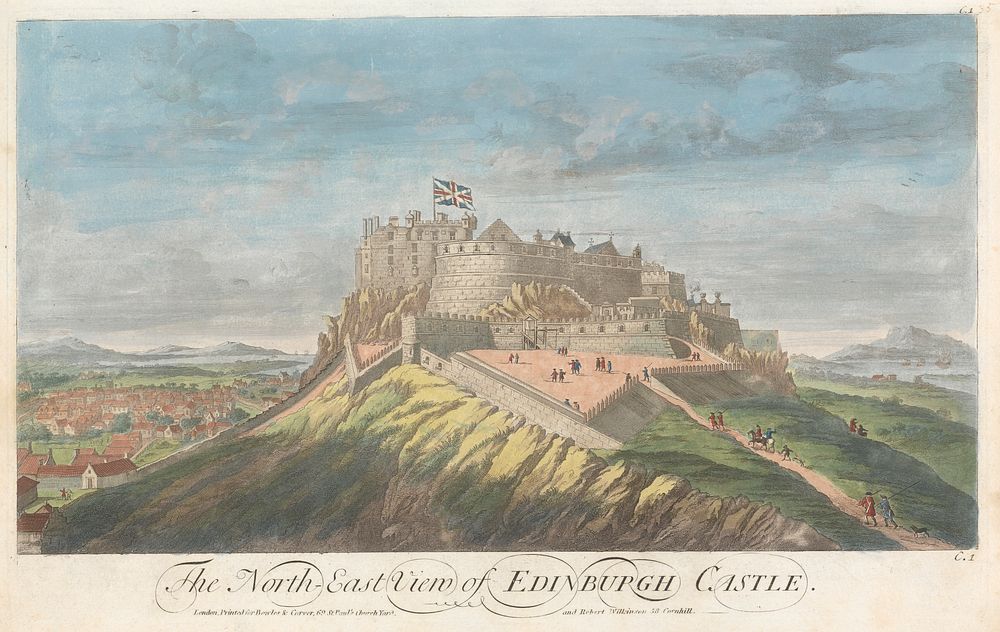 The North-East View of Edinburgh Castle