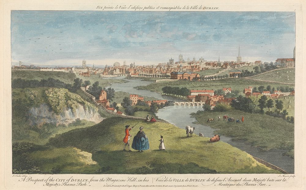 A Prospect of the City of Dublin, from the Magazine Hill, in his Majesty's Phoenix Park