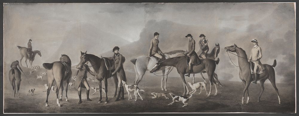 Tom Conolly of Castletown Hunting with His Friends