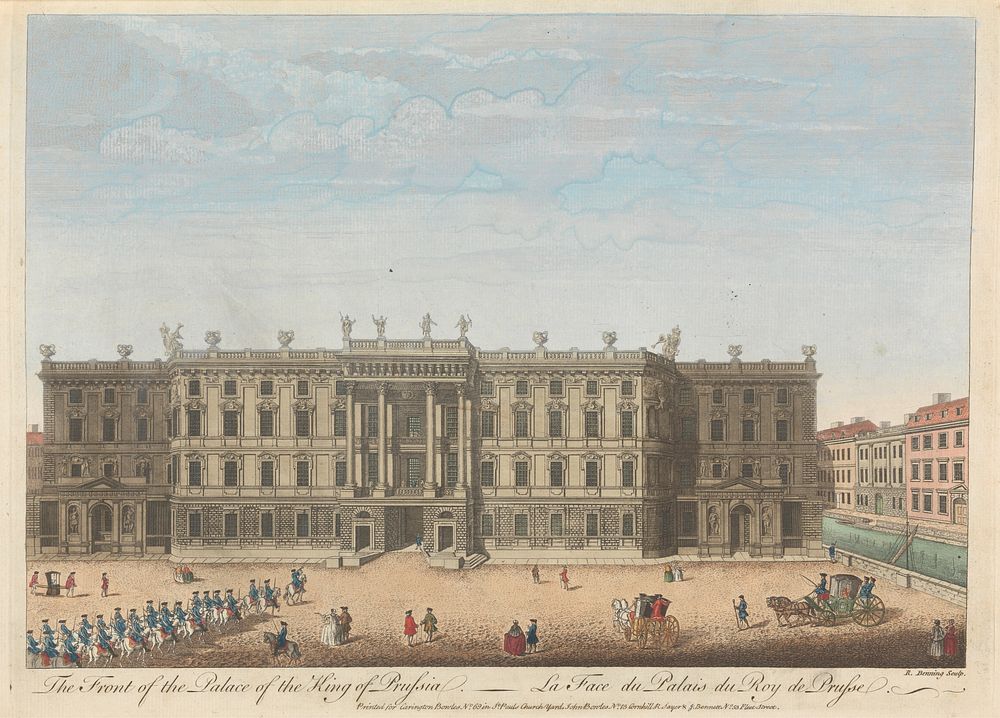 The Front of the Palace of the King of Prussia