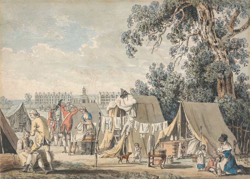 A Military Encampment in Hyde Park