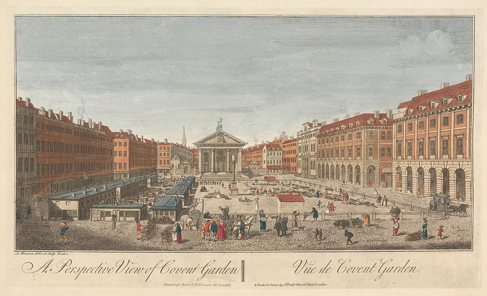 A Perspective View of Covent Garden