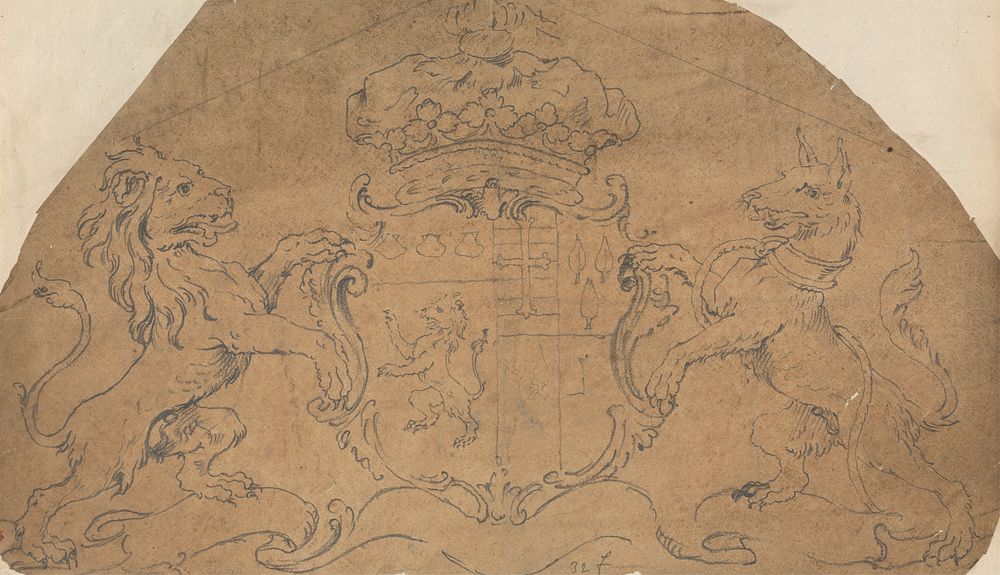 Design for a Panel with Coat of Arms