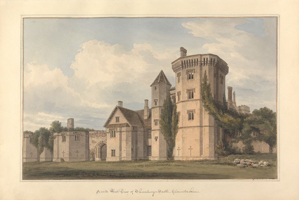South West View of Thornbury Castle, Gloucestershire