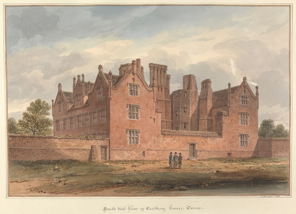 South West View of Eastbury House, Essex