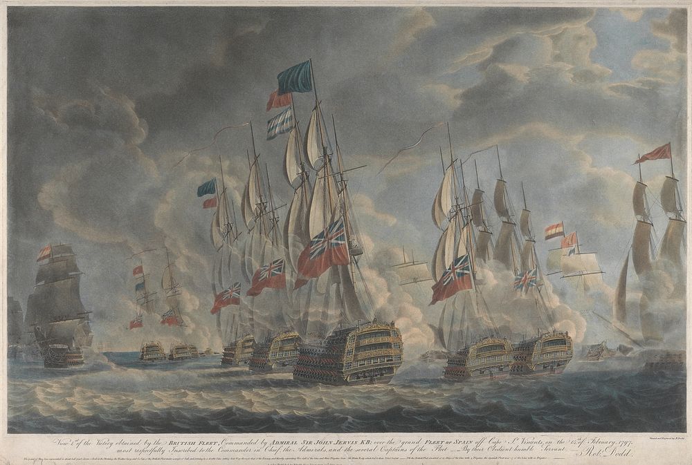 Action off Cape St. Vicent, 14 February 1797