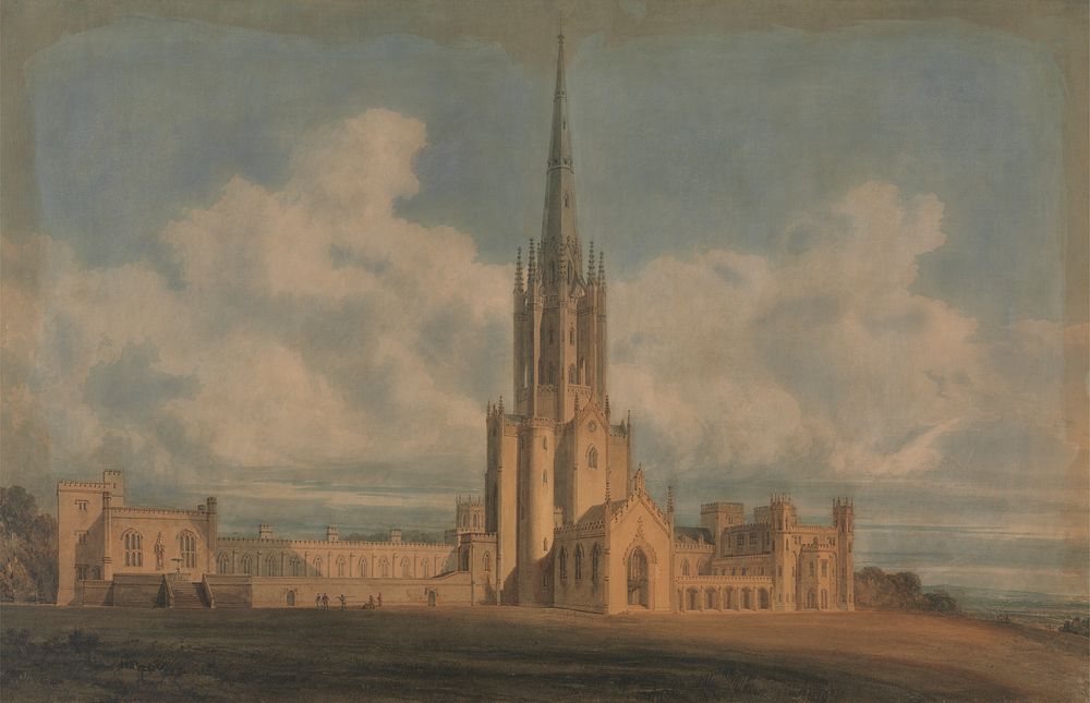 Projected Design for Fonthill Abbey, Wiltshire