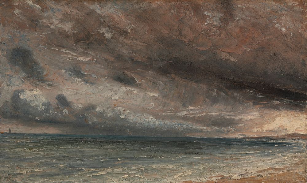 Stormy Sea, Brighton by John Constable