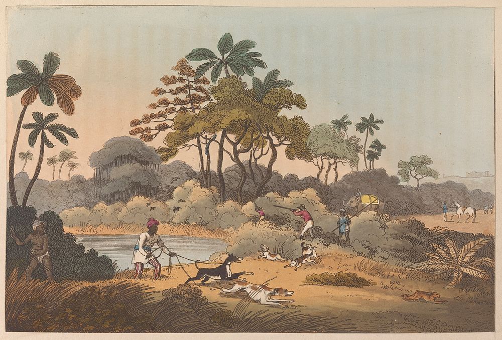 Hunting Scene in India