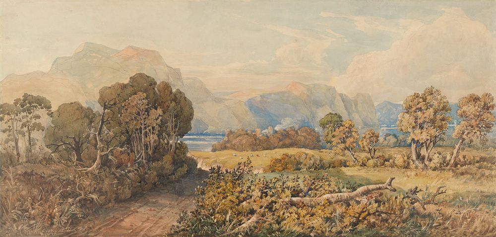 Landscape with River and Mountains