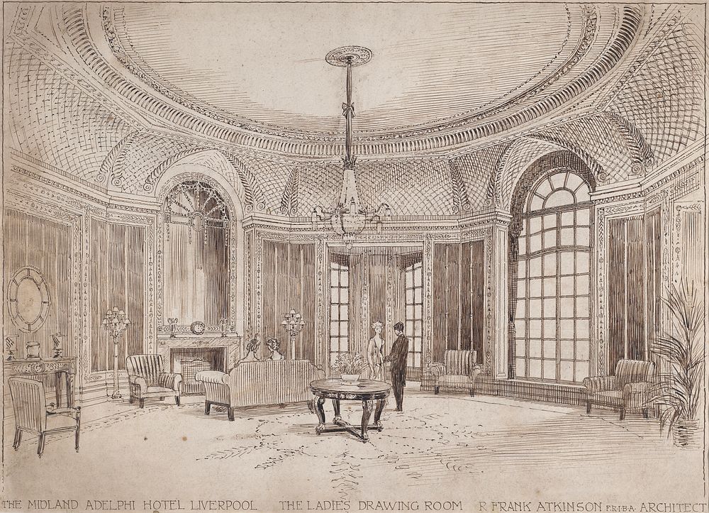 Ladies' Drawing Room, Midland Adelphi Hotel, Liverpool