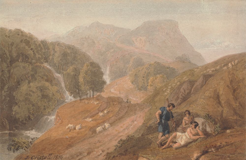 Arcadian Landscape with Shepherds