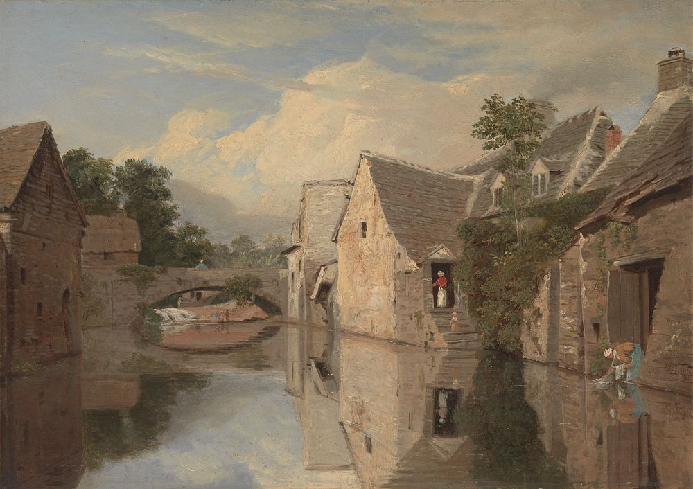 Cottages by a River