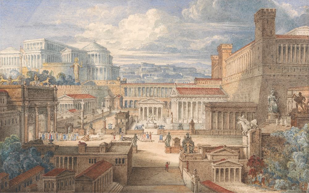 A Scene in Ancient Rome: A Setting for Titus Andronicus, I, ii